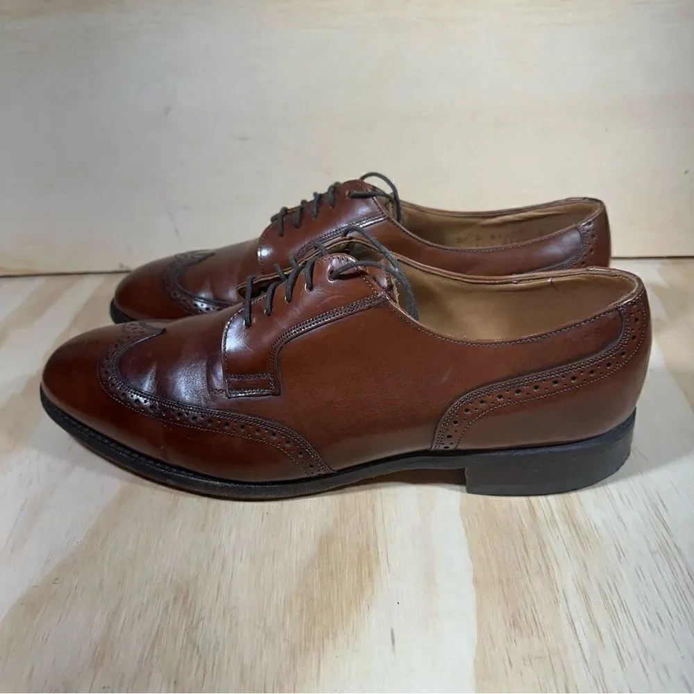 Johnston & Murphy Brown Leather Lace Up Shoes Men’s Size 9.5 D